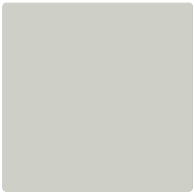 Benjamin Moore Color OC-52 Gray Owl wet, dry color sample.