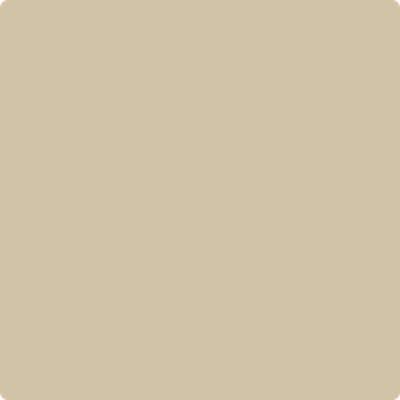 Benjamin Moore Color HC-45 Shaker Beige wet, dry color sample.