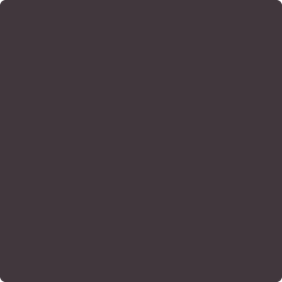 Benjamin Moore's 2072-10 Dark Basalt Paint Color