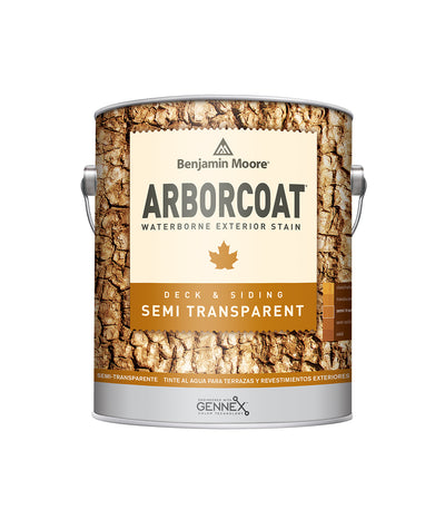 Benjamin Moore Arborcoat Semi Transparent, available at Ricciardi Brothers.