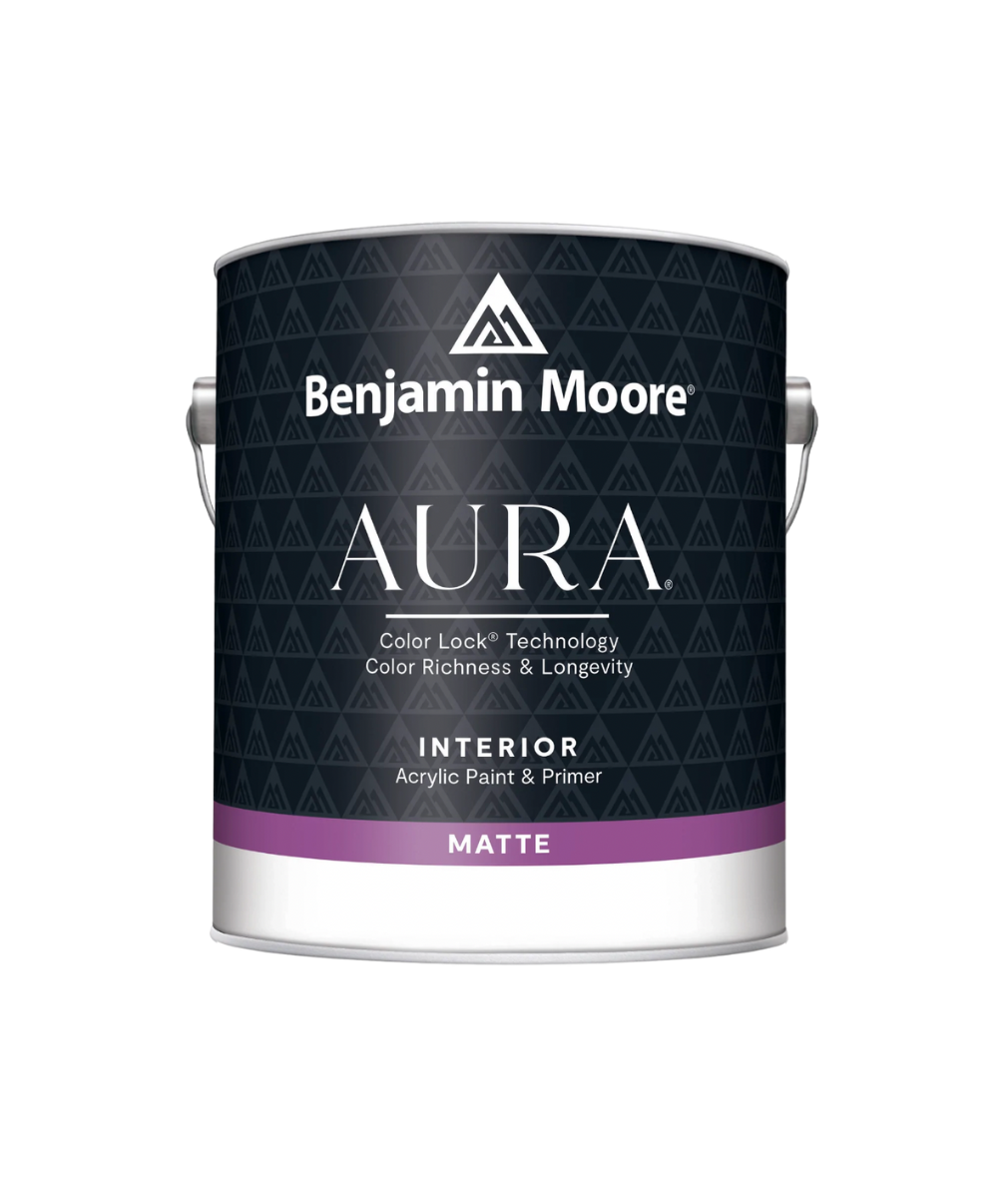 Benjamin Moore Aura Interior Paint Matte, available at Ricciardi Brothers.